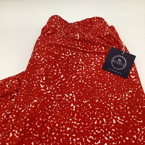 The Bubble‎ Womens Breaker Pants Red Size Medium NWT - Picture 1 of 13